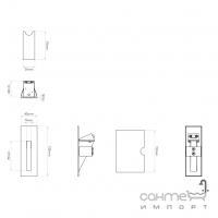 Встраиваемый светильник, лестничная подсветка Astro Lighting Borgo 43 LED 3000К 1212015 Нержавеющая Сталь