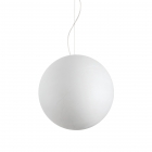 Люстра підвісна Ideal Lux Carta 226040 модерн, білий, куля