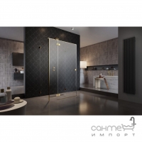 Двері для душової кабіни Radaway KDJ+S 120R 10097312-09-01R золото, прозоре скло, правостороння