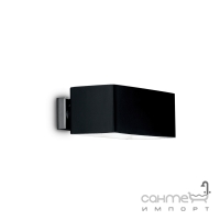 Настінний світильник Ideal Lux Box 009513 модерн, чорний, окислене скло
