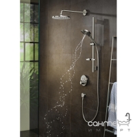 Смеситель термостат скрытого монтажа на 2 потребителя Hansgrohe Shower Select S 15743700 белый матовый