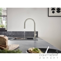 Смеситель кухонный однорычажный с вытяжным душем Hansgrohe Talis M54 72801800 нержавеющая сталь