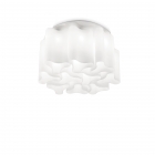 Люстра припотолочная Ideal Lux Compo 125510 белый, окисленное стекло