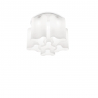 Люстра пристібна Ideal Lux Compo 125503 білий, окислене скло