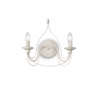 Настенный светильник Ideal Lux Corte 028460 ретро, антикварный белый