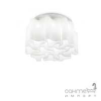 Люстра припотолочная Ideal Lux Compo 125510 белый, окисленное стекло
