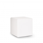 Торшер декоративний куб вологостійкий Ideal Lux Luna 191584 білий, пластик