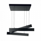 Люстра подвесная Ideal Lux Desk 231235 черный матовый, алюминий