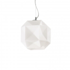 Люстра підвісна Ideal Lux Diamond 022505 білий, хром, окислене скло