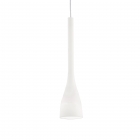Люстра подвесная Ideal Lux Flut 035666 современный, белый, дутое окисленное стекло