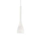 Люстра подвесная Ideal Lux Flut 035697 современный, белый, дутое окисленное стекло