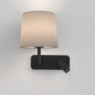 Бра с дополнительной лампой для чтения Astro Lighting Side by Side 1406002 Черный Матовый (без абажура)