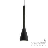 Люстра подвесная Ideal Lux Flut 035680 современный, черный, дутое окисленное стекло