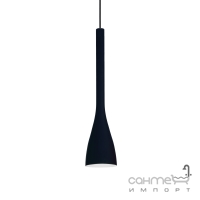 Люстра подвесная Ideal Lux Flut 035710 современный, черный, дутое окисленное стекло