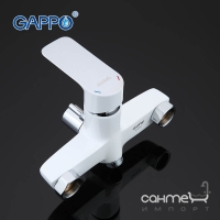 Змішувач для ванни та душу з гарнітуром Gappo Noar G2248 31662 білий, хром