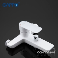 Смеситель для ванны и душа с гарнитуром Gappo Noar G3048 31663 белый, хром