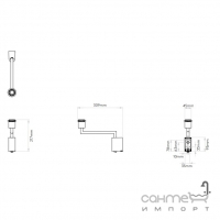 Бра поворотне Astro Lighting Telegraph Swing 1404001 Чорний Матовий (без абажура)