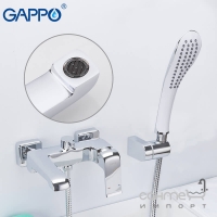 Змішувач для ванни та душу з гарнітуром Gappo Aventador G3250-8 32127 хром