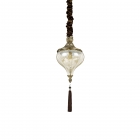 Люстра подвесная Ideal Lux Harem 115979 восточный, янтарный, античная латунь, металл