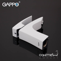 Змішувач для раковини Gappo Jacob G1007-7 31629 білий, хром
