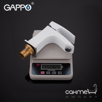 Змішувач для раковини Gappo Jacob G1007-7 31629 білий, хром