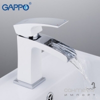 Смеситель для раковины Gappo Jacob G1007-30 белый