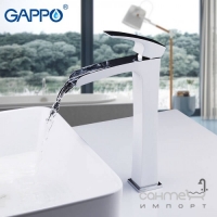 Високий змішувач для раковини Gappo Jacob G1007-31 білий