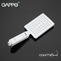 Змішувач для ванни з душовим гарнітуром Gappo Jacob G3007-8 31863 білий, хром