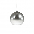 Люстра подвесная Ideal Lux Nemo 149592 модерн, хром, дутое стекло, прозрачный