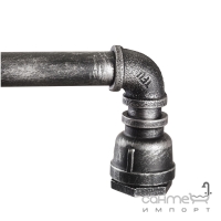 Люстра подвесная Ideal Lux Plumber 187716 лофт, винтажный черный, металл