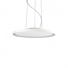 Люстра подвесная Ideal Lux Ufo 103693 минимализм, белый матовый, пластик