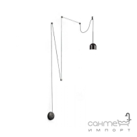 Люстра подвесная Ideal Lux Tall 196800 минимализм, черный, металл