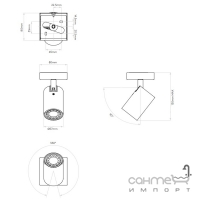 Спот Astro Lighting Ascoli Single 1286015 Никель Матовый