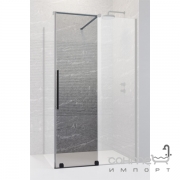 Двері для душової кабіни Radaway Furo Black KDJ 120 R 10104622-54-01R чорний/прозоре скло, правостороння