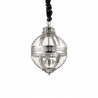 Люстра подвесная Ideal Lux World 156316 модерн, прозрачный, бронза, стекло, металл