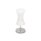 Настільна лампа Ideal Lux Elica 014593 сучасний, білий, сатиновий нікель, окислене
