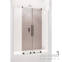 Двері для душової перегородки Radaway Furo Black DWD 150 10108413-54-01 чорні/прозоре скло