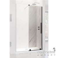 Дверь для душевой перегородки Radaway Furo Black DWJ 100 L 10107522-54-01L черный/прозрачное стекло, левосторонняя