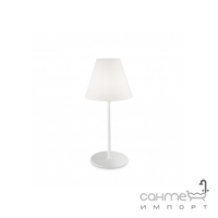 Настольная лампа уличная влагостойкая Ideal Lux Itaca 180960 опаловый белый, пластик