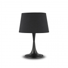 Настольная лампа Ideal Lux London 110455 классика, черный, текстиль