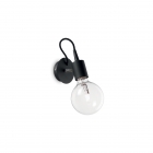 Настенный светильник Ideal Lux Edison 148908 минимализм, черный, металл