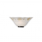 Настінний світильник Ideal Lux Foglia 013787 вінтаж, білий, янтарний