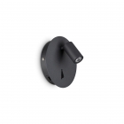 Настенный светильник прикроватный с USB выходом Ideal Lux Gea 239699 хай-тек, черный, алюминий