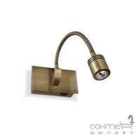 Настенный светильник Ideal Lux Dynamo 121352 минимализм, бронза, металл