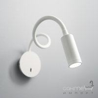 Настенный светильник прикроватный Ideal Lux Focus-2 203171 хай-тек, белый матовый