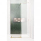Дверь для душевой перегородки Radaway Furo Gold Walk-In 100 R 10106538-09-01R золото/прозрачное стекло, правосторонняя