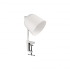 Настольная лампа на струбцине Ideal Lux Limbo 180212 современный, белый матовый, металл
