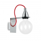 Настінний світильник Ideal Lux Minimal 045207 мінімалізм, хром