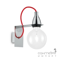 Настенный светильник Ideal Lux Minimal 045207 минимализм, хром