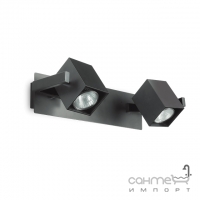 Светильник настенный спот Ideal Lux Mouse 156705 хай-тек, черный матовый